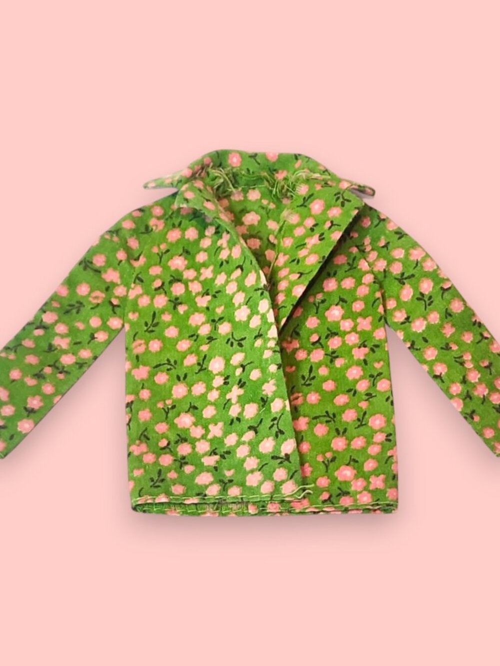 1975 Vintage Barbie Sweet 16 Fashion Floral Shirt/Jacket #9556